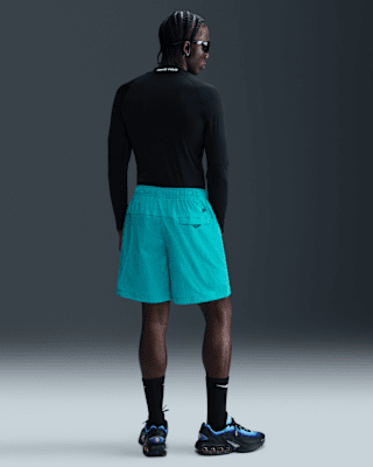 Image of Мъжки Къс панталон NIKE M NK TECH GX WOVEN SHORT, Балистик, син цвят